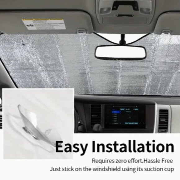 Kuromi Hello Kitty Car Sunshade Visor SML NWT - Picture 3 of 3